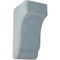 Ekena Millwork 4 3/4"W x 5 1/2"D x 10"H Capistrano Mission Wood Vintage Decor Corbel, Driftwood Blue CORWD04X05X10CPBU - alternate 1